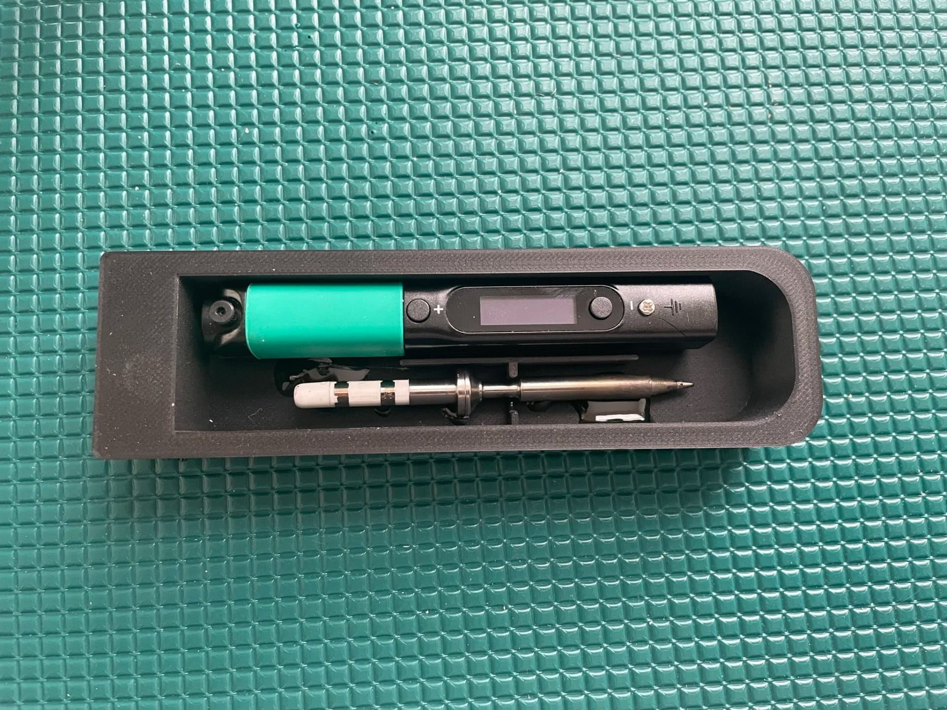 V1 of the Pinecil case, printed in nylon
